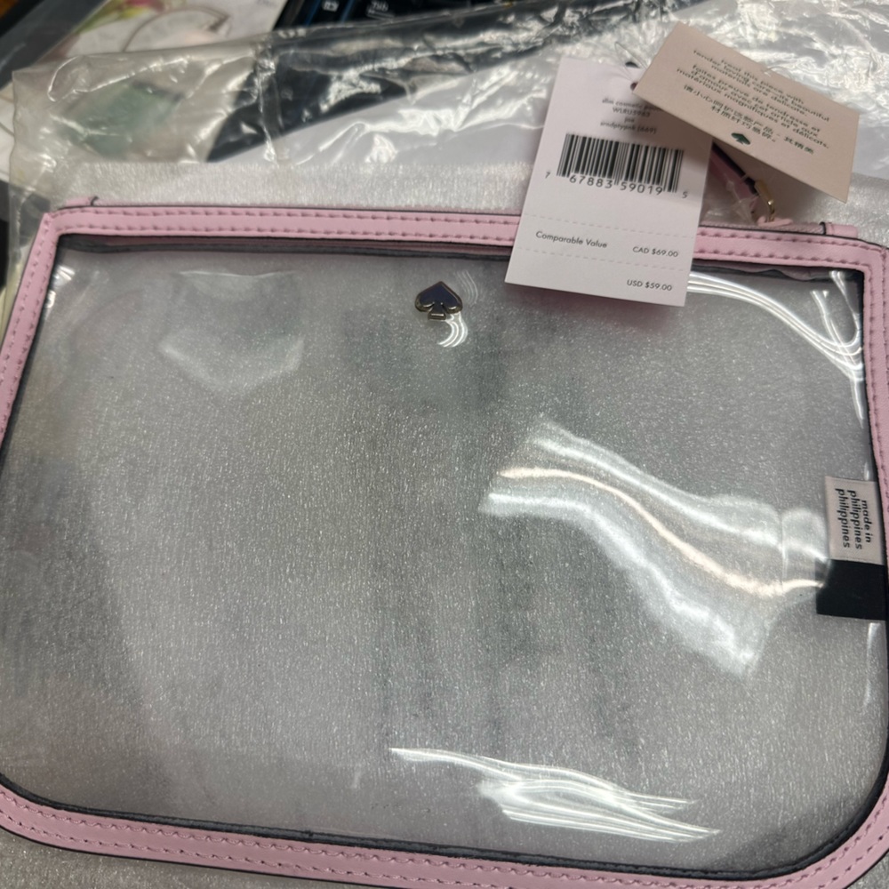 Kate Spade Addie See Through Cosmetic Pouch